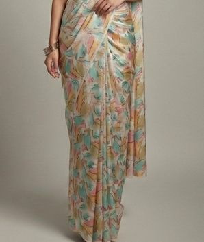Roop (Abstract Print Japan Satin Saree)