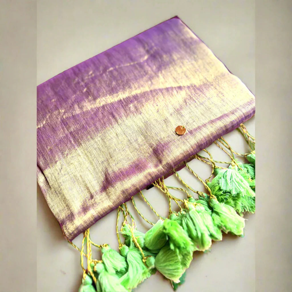 Golden Tissue Saree