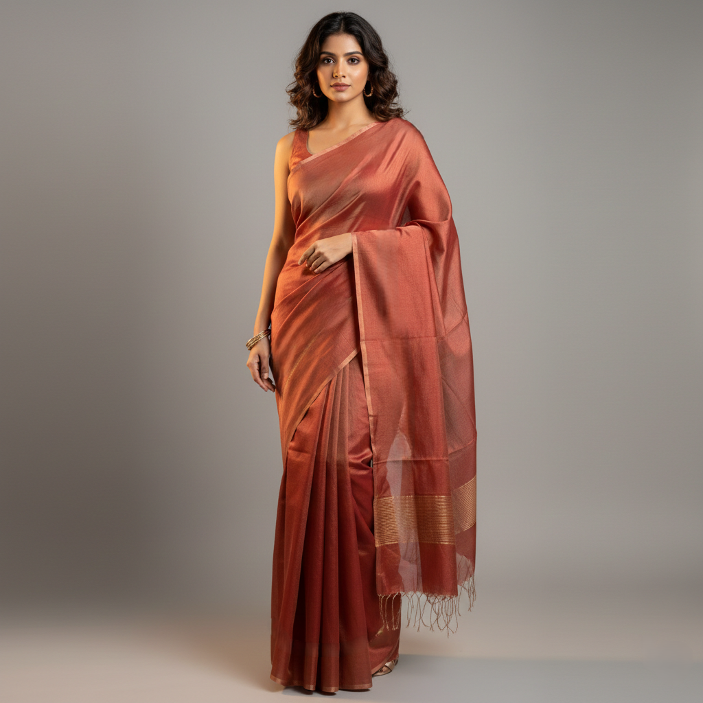 Bronze(Tissue Saree)